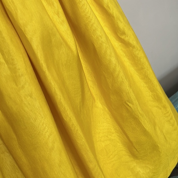 Vintage Sailor Dress Rockabilly A Line Yellow & Black Tulle Underskirt Lined - Picture 10 of 14